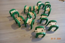 Brio Modelleisenbahn Baustützen für Brücken, Lampen - Original von BRIO