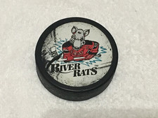 Albany River Rats AHL Vintage Hockey Puck In Glasco