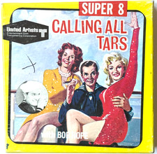 "CALLING ALL TARS" STARING BOB HOPE SUPER 8mm FILM 3" REEL UNITED ARTISTS 5523