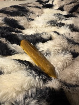 Yellow Tiger's Eye Double Pointed Polished Crystal Healing Wand