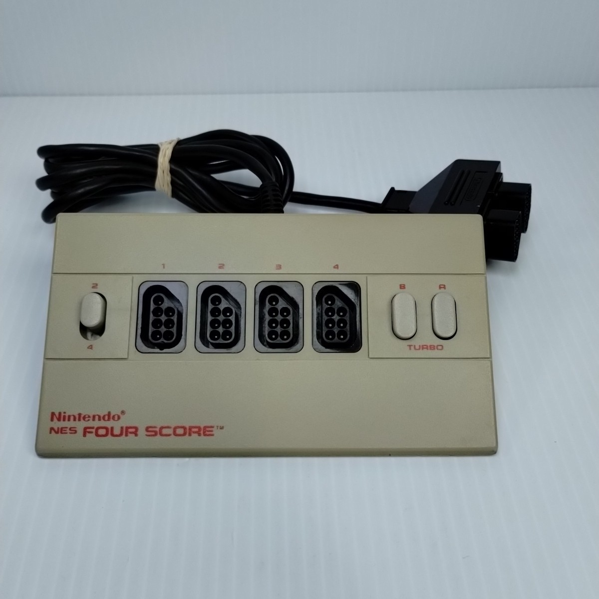 Nintendo NES Four Score - 4 Player Adapter Control - Vintage Nintendo Accessory