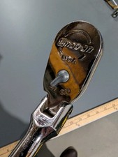 Snap On Tools FLF80A 3/8" Drive Chrome Long Handle Flex Head Ratchet USA