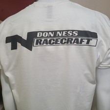 Vintage Gasserdragnascarsprint Race T-shirt Don Ness Racecraft