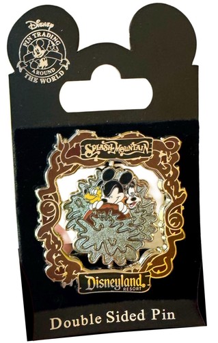 DLR 2011 Splash Mountain Mickey Goofy Pluto Donald Duck Spinner Pin