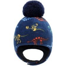Baby Beanie Hat Pom Full Hood Hat Toddler Winter Hat Fleece Earflap Cap for 6...