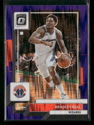 Bradley Beal 2022-23 Donruss Optic Purple Shock #163 Washington Wizards