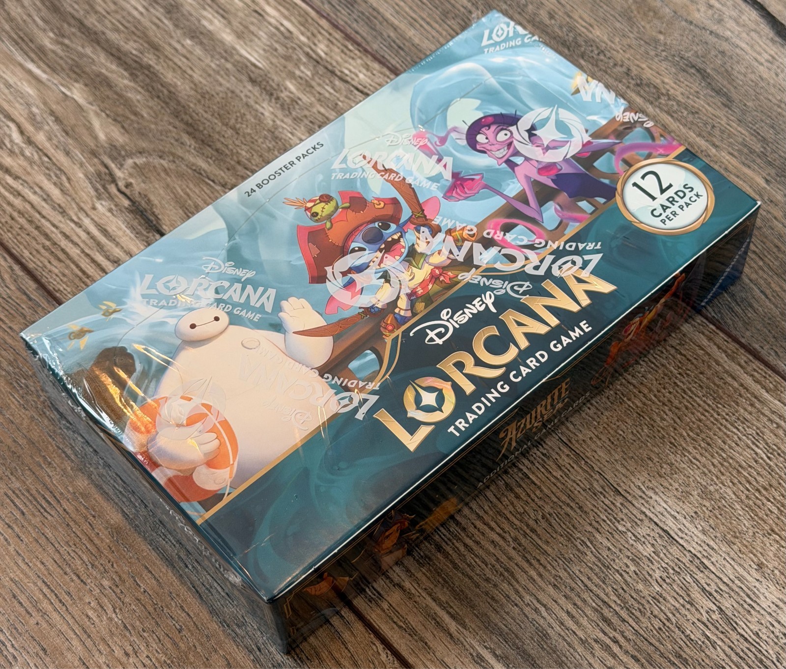 Disney Lorcana: Azurite Sea (Set 6) Sealed Booster Box (2024 EN01)