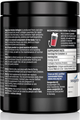 Collagene Marino in Polvere - Collagene Idrolizzato Tipo I – 5000Mg - Collagene - Foto 10 di 12