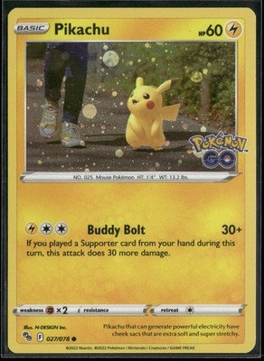 Pikachu (Cosmos Holo) 027/078 P Miscellaneous Cards & Products Holo NM Pokemon