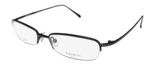 NEW VERA WANG LUXE VIEW EYEGLASS FRAME JAPAN 49-18-135 BK CAT EYE TITANIUM