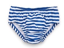 Wonder Nation Blue Stripe Baby Swim Diaper Cover Size 6-9M NEW