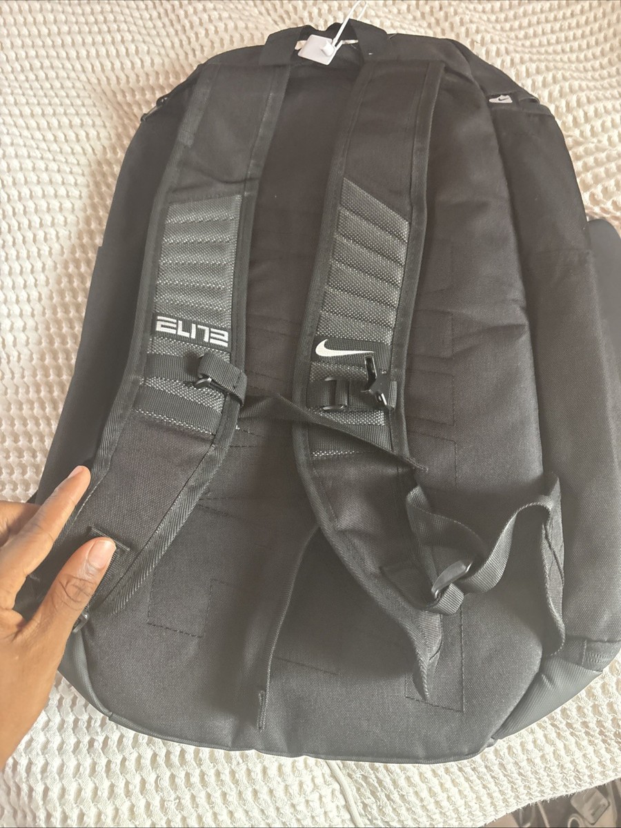 Nike Hoops Elite Pro Men's Basketball Backpack - Black/Silver for