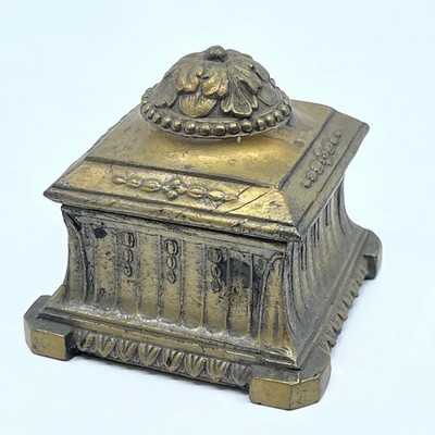 Antique Victorian Art Nouveau Inkwell TC8