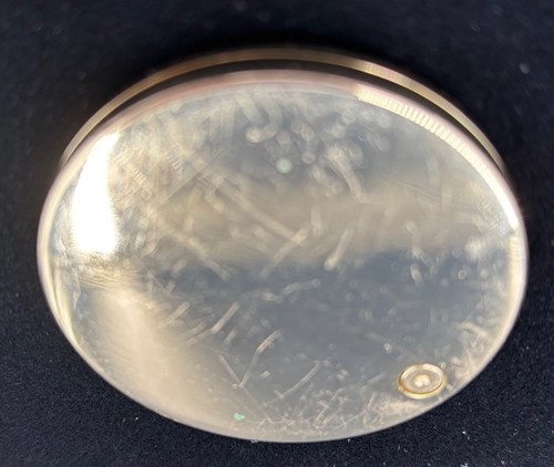 BVLGARI Round Slide Mirror Gold Tone 1 Piece Set. - Foto 4 di 8