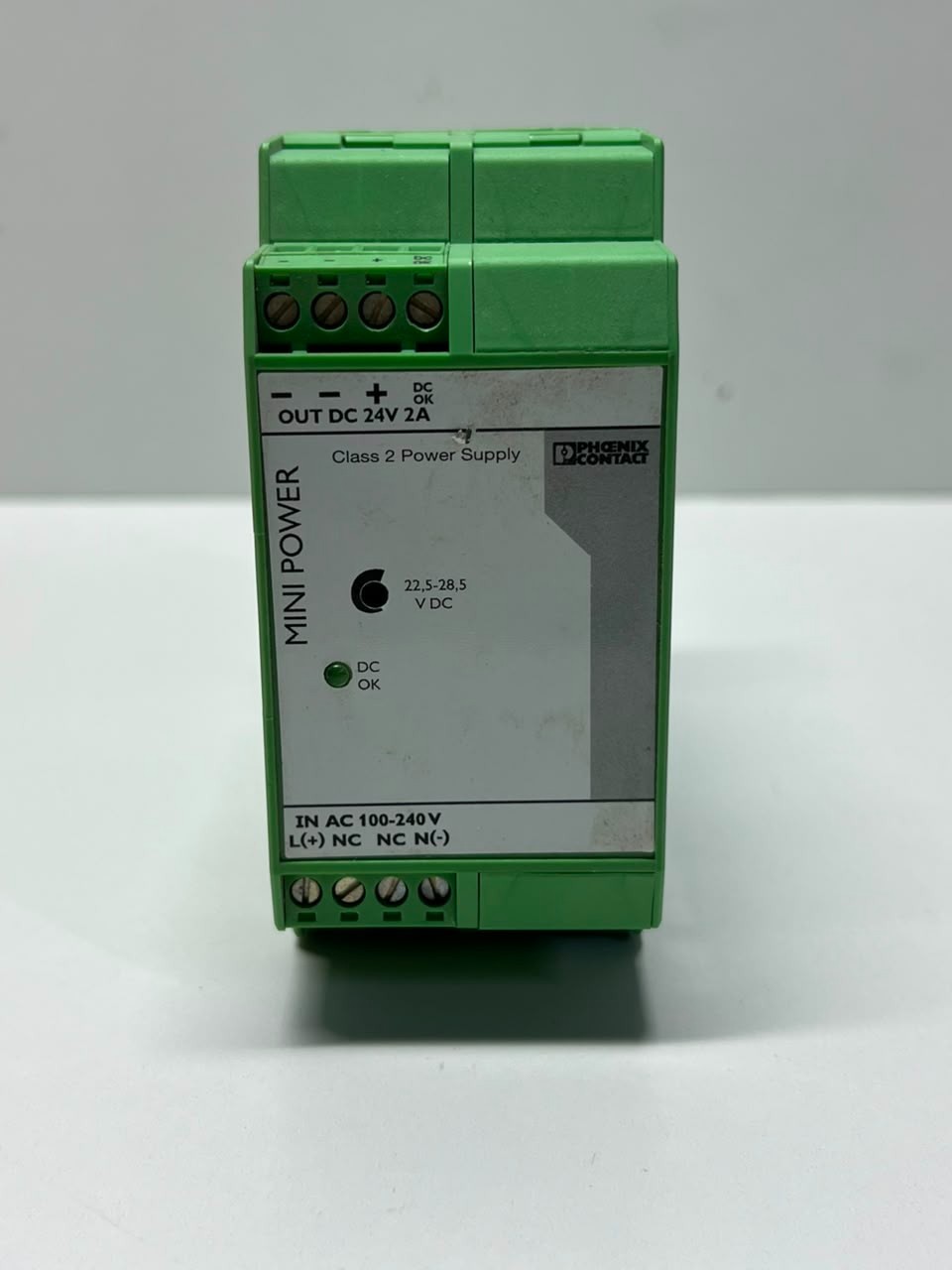 Phoenix Contact MINI-PS-100-240AC/24DC/2 2938730 24V DC 2A DIN Rail PSU New