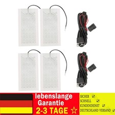 Carbon Sitzheizung Universal 4 St�ck 12V KFZ PKW Nachr�stsatz 2 Stufen Auto LKW