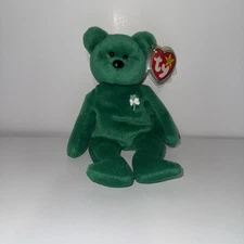 Ty Beanie Baby Erin The Bear 1997 Retired Plush Toy