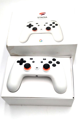 New Google Stadia Premiere Edition Controller w/ USB C cable, power adapter, ETC