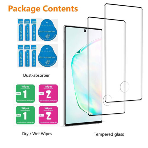 9H Full Cover Tempered Glass Screen Protector For Samsung Galaxy Note10 / 10+ 5G - Picture 21 of 33