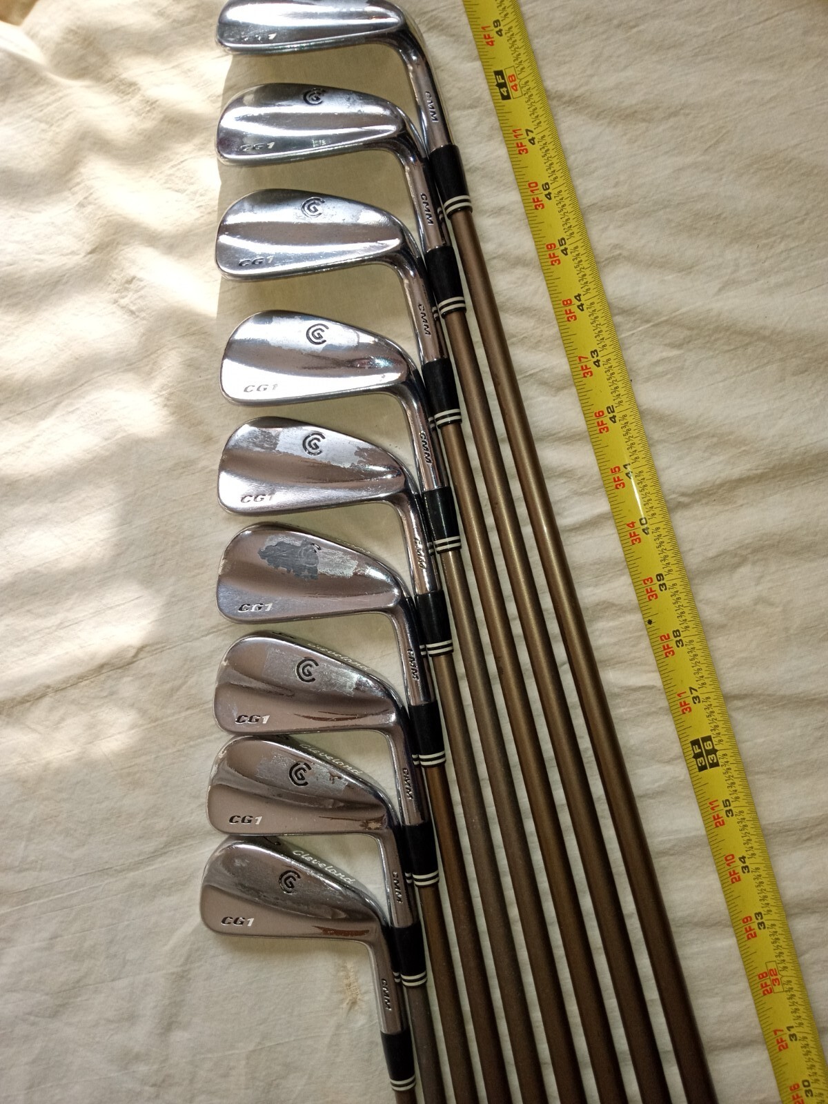 Cleveland CG1 cmm Irons 2pw GOLF CLUB SET, RH, MENS, GRAPHITE SHAFT