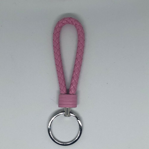 Braided Faux Leather Strap Keyring Keychain Car Key Chain Ring Key Fob - Picture 8 of 49