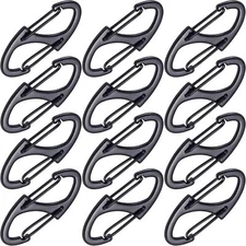 12Pack Anti-Theft Zipper Clips Dual Opening Zipper Pull Replacement Zipper Locks