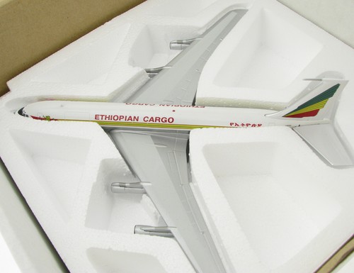 INFLIGHT BOEING 707-300 ETHIOPIAN CARGO ET-AIV 1:200 Flugzeug Aircraft Modell - Picture 2 of 5