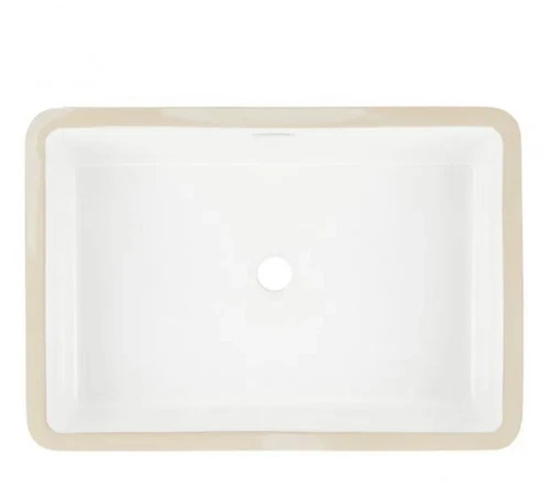 Signature Hardware Destin Rectangular 21”Porcelain Undercount Bathroom Sink - Picture 5 of 8