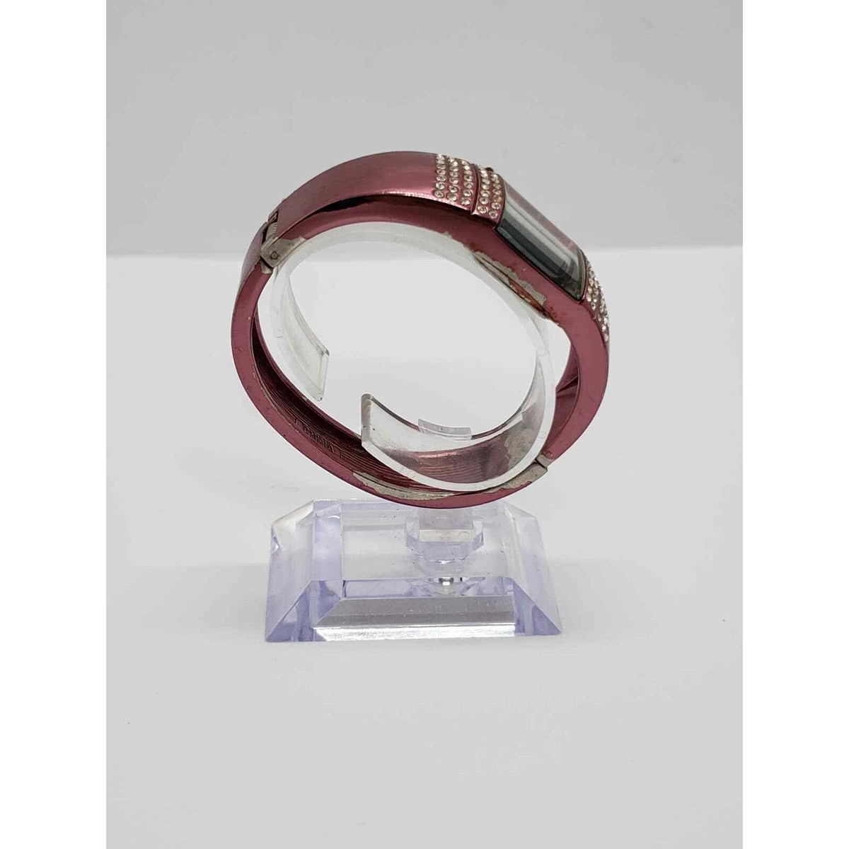 Women\'s watch. Rose pink bangle band with jewels on face. F334565-1/LS Women main image 3