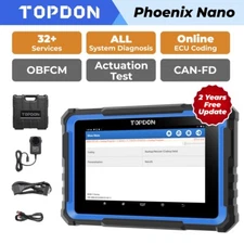 Topdon Phoenix Nano-E Bidirectional Scanner Auto Diagnostic Scan Tool CANFD IMMO