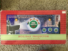 Mr Christmas Holiday Projector with Motion 20 Slides Discs Rotates