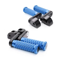 1.5 inch Riser Rider Passenger Footrests M-Grip For GSX-S750 17 18 19 20 21 22