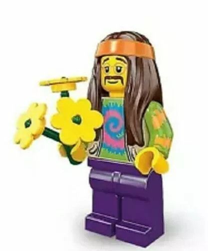 Sentimental Koncentration lørdag New LEGO Series 7 Hippie Minifigure Collectible 8831 Flower Hippy Child  Sealed | eBay