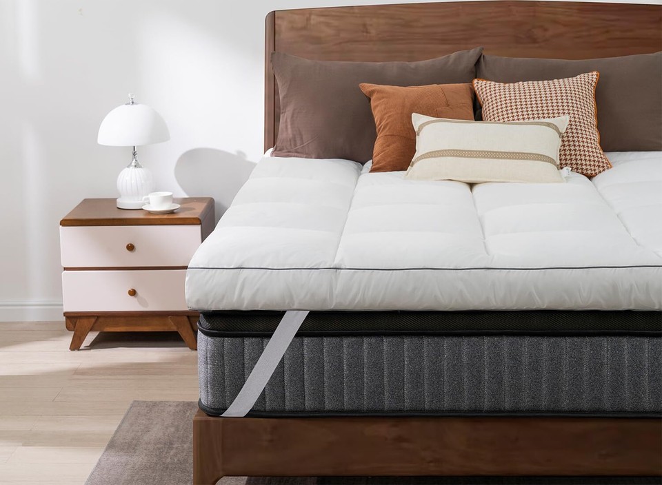 QUEEN ROSE Mattress Topper Queen Extra Soft Pillow Top Mattress Topper