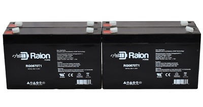 6V 7Ah replacement battery for Marathon Power VRME-0700-02 UPS System        4pk