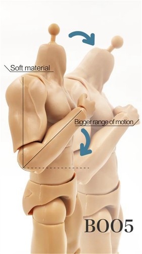 B005 Muscular Body 1/6 Plus Flexible Man Action Figure Doll - Picture 3 of 11