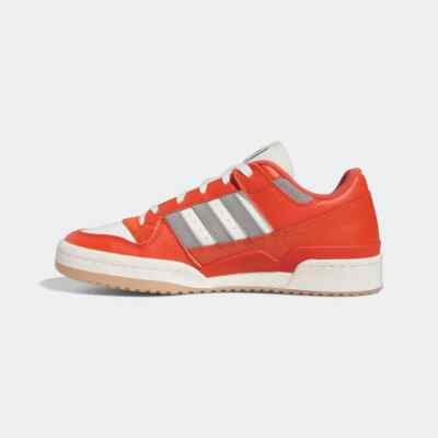 Adidas Originals Men's Red Grey White FORUM LOW SHOES FZ6273 | eBay