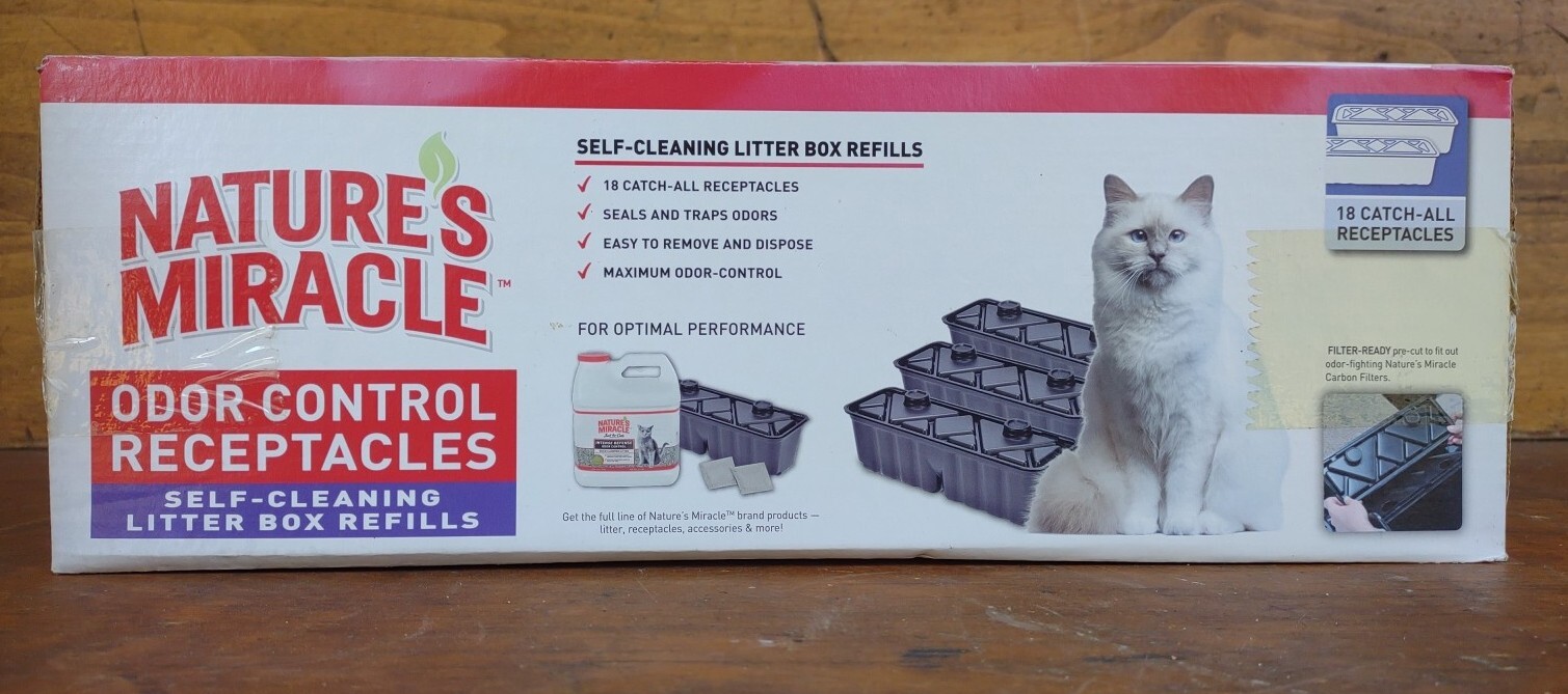 Nature’s Miracle Odor Control Receptacles First Generation Refill 18