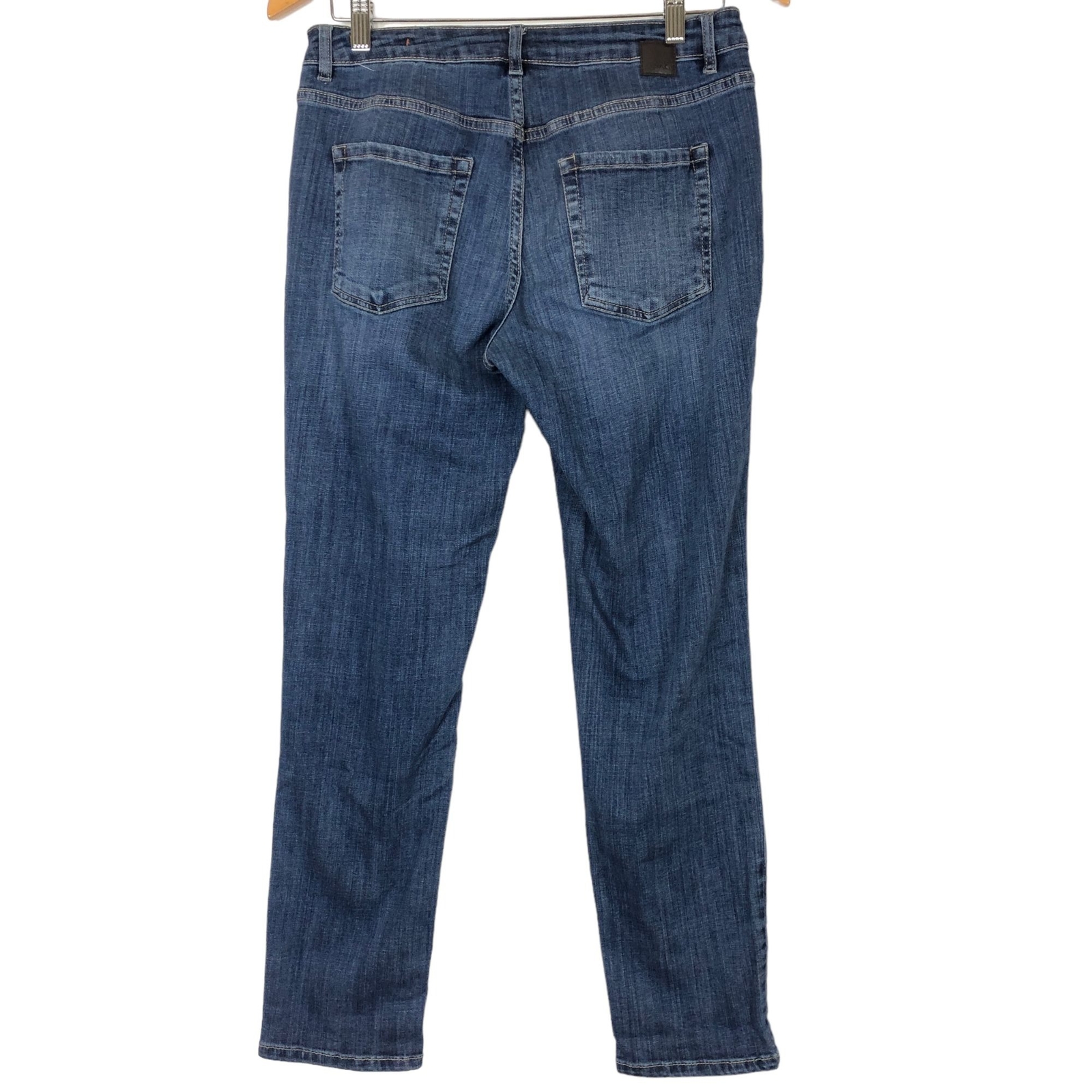 Jag Women's Girlfriend Jeans Sz 6 (30 X 29) Distressed Cotton Stretch Med Wash