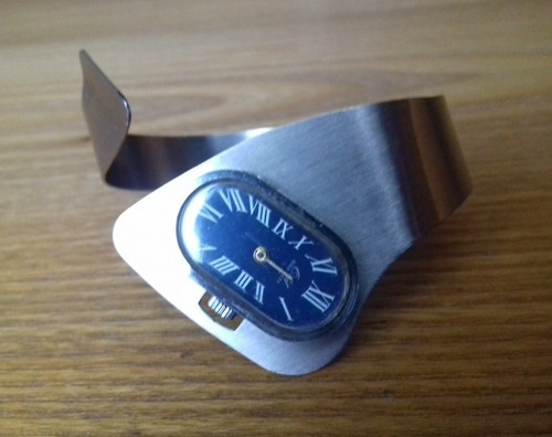 Orologio da polso donna design anni '70 originale - acciaio - design watch  | eBay