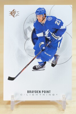 2020-21 Upper Deck SP Hockey Base #64 Brayden Point - Tampa Bay Lightning