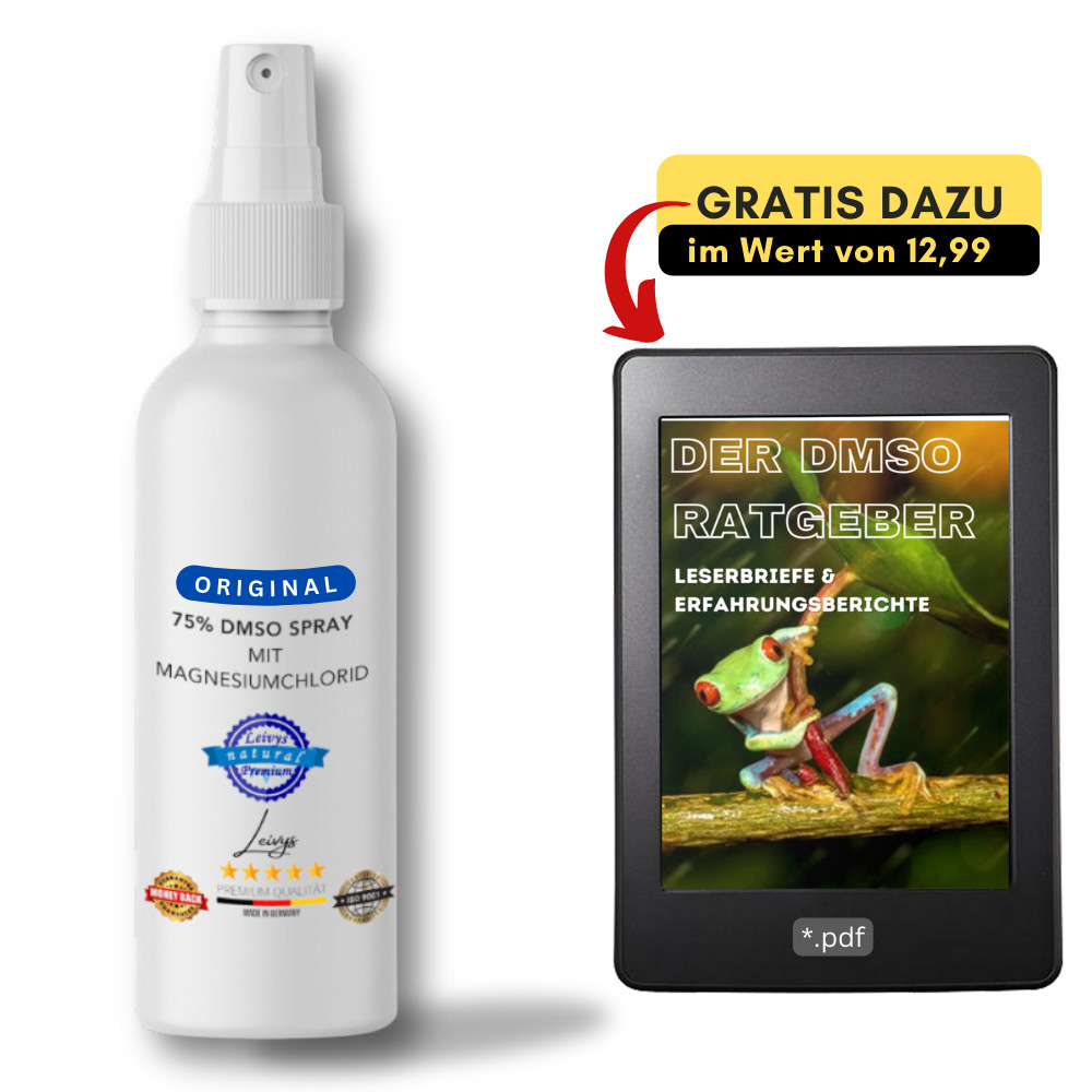 Leivys DMSO SPRAY Magnesium Schmerz Entzündung Haut Sportverletzung Verspannung