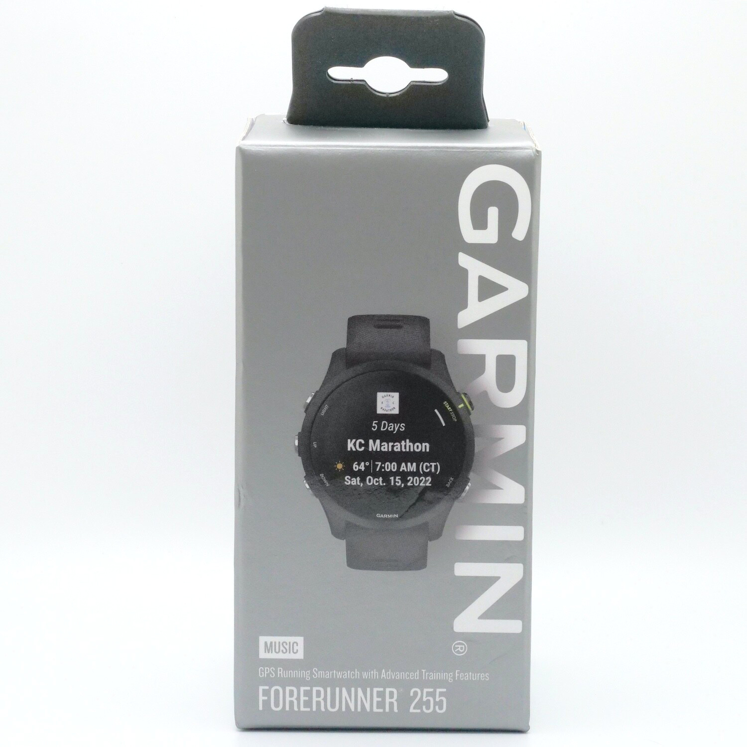 Reloj inteligente para correr Garmin Forerunner 255 Music GPS negro 010-02641-20