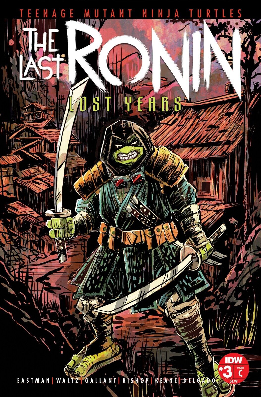 Teenage Mutant Ninja Turtles Last Ronin Lost Years #2 1:25 Del Mundo Var  VF/NM – Ultimate Comics