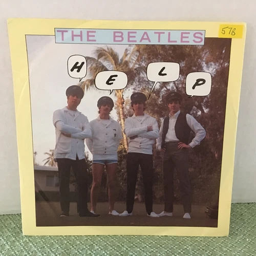 THE BEATLES 7 INCH VINYL 45 PARLOPHONE UK EX HELP / I'M DOWN
