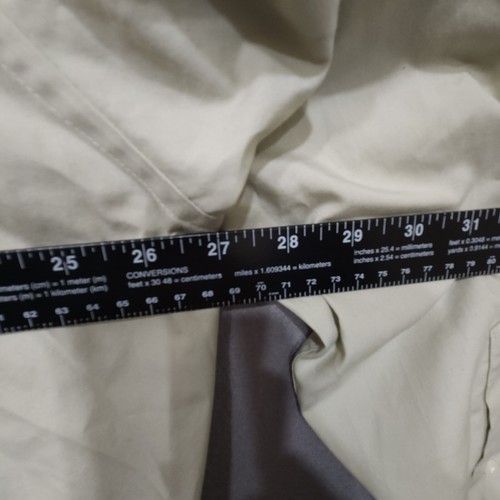 Camicia uomo Haggar grigia manica lunga con bottoni classica popeline taglia XXL - Foto 4 di 6