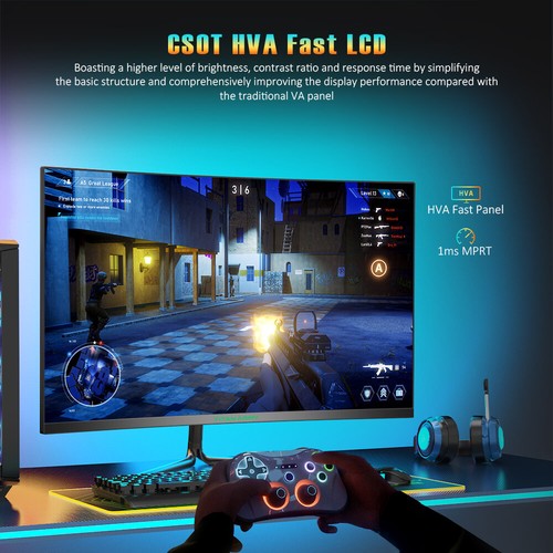 TITAN ARMY 31.5''Curved PC Gaming Monitor 240Hz 2560*1440 HVA Fast Panel 350nit - Bild 7 von 18