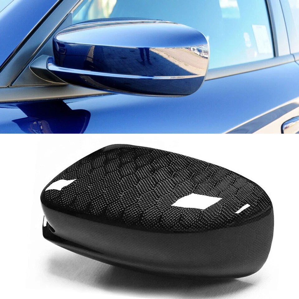 Honeycomb Real Carbon Fiber Side Mirror Cover Cap For Dodge Charger 2011-2023 - Image 2 of 4