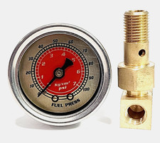 Honda Civic Fuel Pressure Liquid Filled Gauge Red B16 B18 B20 Si Ls Gsr B-series Honda Civic Fuel Pressure Liquid Filled Gauge Red B16 B18 B20 Si Ls Gsr B-series