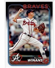 Allan Winans Atlanta Braves 2024 Topps Rookie Card